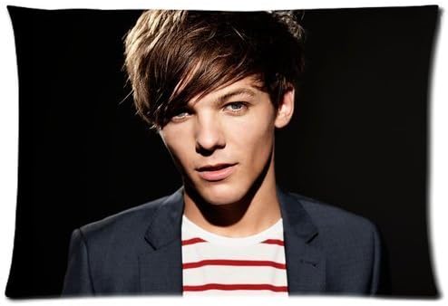 one direction louis tomlinson Zippered Pillow Cases Cover Cushion Case 20x30 (Two sides) by Music Star