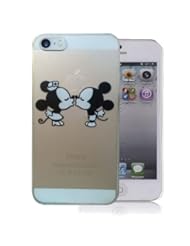 Wireless: Disney iPhone 5 & 5s Clear Case with Mickey and Minnie Mouse - Utopia