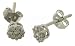 9ct White Gold Ladies 15pt Diamond Earrings