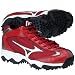 Mizuno Men's 9-Spike Blast Cleat,Red/White,9 M Mizuno Men's 9-Spike Blast Cleat,Red/White,9 M