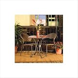 Outdoor Greatroom Company PBCH Patio Bistro All-Weather Wicker Chairs - Set of 2