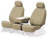 Coverking Custom-Fit Front Bucket Seat Cover - Poly Cotton Drill, Tan