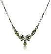 1928 Jewelry Brass-Tone Vintage-Inspired Crystal Butterfly Necklace