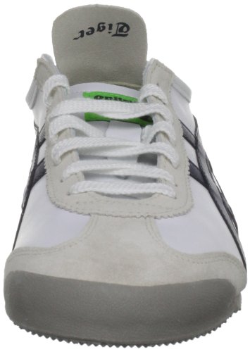 Onitsuka Tiger Unisex-Adult Mexico 66 White/Dark Navy Trainer HL7C2 0151 7 UK