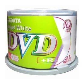 Ridata 16X DVD+R White Inkjet Printable 500 Pack in Cakebox by 
