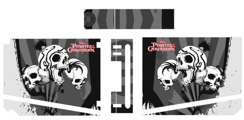 Madrics Pirates of the Caribbean: At World's End-Tribal Graphic Skin (Wii)