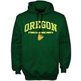 Oregon Ducks Green Mascot Bar Hoody Sweatshirt