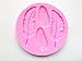 Wocuz W0105 4 Kinds of Feather Pattern Silicone Candy Fondant Chocolate Accessory Mold for Cake Decoration