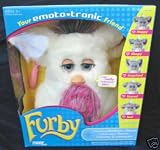 Furby - White w/ Purple & Black Shag Belly