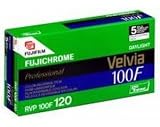 Fuji Velvia 100F (RVP) 120- 5 Pack Slide Film