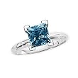 0.84 ct. Blue...