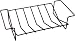 Le Creuset 7-1 2 by 9-Inch Roasting Rack