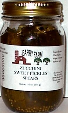 Zucchini Sweet Pickle Slices by Barry Farm
