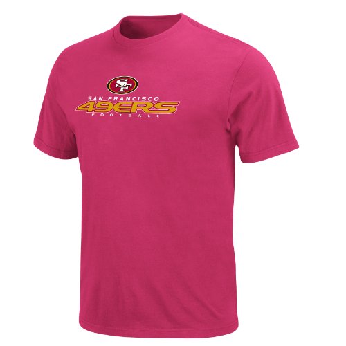 NFL San Francisco 49Ers Short Yardage II Adult Short-Sleeved Crew Neck Synthetic Tee, Bright Cardinal, X-Large