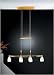 Holtkotter 5506/6 BB HAMMER SILVER-U Brushed Brass Transitional Six Light Down Lighti...