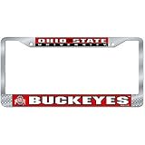 Ohio State Buckeyes NCAA Chrome License Plate Frame