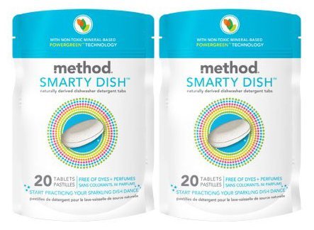 Method Dishwasher Detergent Tabs - Fragrance Free - 20 ct - 2 pk