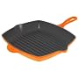 Le Creuset Cast Iron Square Grillit, Volcanic, 26 cm
