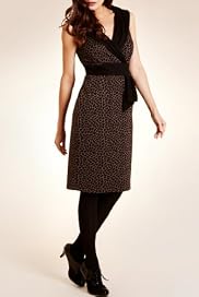 Per Una Crossover V-Neck Giraffe Print Dress [T62-2629I-S]