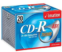 CDR80ZBSRX20S CDR 700MB ブランド入 シルバー 20枚パック スリムケース入