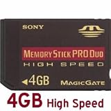  : Sony Memory Stick Pro Duo 4GB High Speed