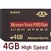 Sony Memory Stick Pro Duo 4GB High Speed