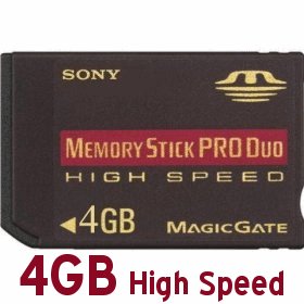Electronics: Sony Memory Stick Pro Duo 4GB High Speed