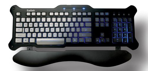 Childrens Toyshop  Computer : Saitek Eclipse Keyboard with Blue LEDs (PC)