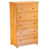 Windsor 5-Drawer Chest - Natural Maple (55")