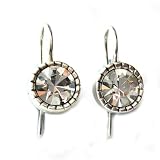 Image of Hultquist Silver Plated Swarovski Crystal Earrings