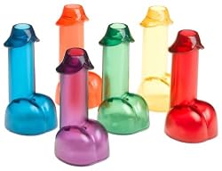 Kheper Games, Inc., Set of 6 Penis Shooters (Various Colors)