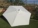 9ft Umbrella Replacement Canopy for 6 Ribs in Natural (Canopy only)