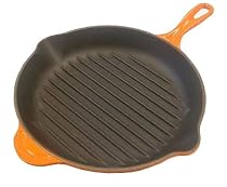 Le Creuset Cast Iron Round Grillit, Volcanic, 26 cm