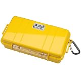 Pelican PC1060SY Yellow Micro Case with Carabiner Clip