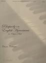 Rhapsody on English Hymntunes for Organ Duet