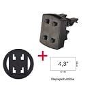 HLP8 Folie - HR Lüftung KFZ Halter Halterung für TomTom ONE IQ Routes / ONE XL IQ Routes / ONE 31 (Serie 30) / XL 31 (Serie 30) / One XL Version 2 / One V4 Regional / One V4 Traffic / One V4 Europe / One V4 Europe Traffic / One V4 Europe 22 / One V4 Europe 22 Traffic (Geräte mit easy-port Befestigung)