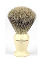 Edwin Jagger, Handmade, Imitation Ivory English Shaving Brush (  Best Badger )