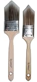 Styletto 00039 Precision Brushes For Trimming and Edging, Set of 2