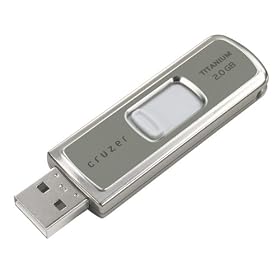 SanDisk 2 GB Cruzer Titanium ( SDCZ7-2048-A10, Retail Package)