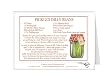 Greeting Card with Pickled Dilly Bean Recipe
