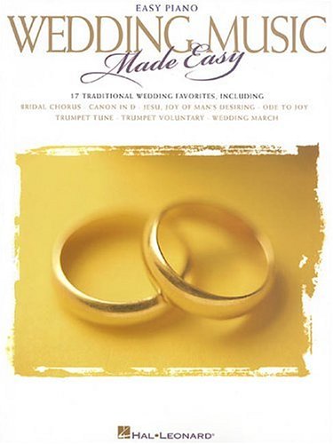 WEDDING MUSIC MADE EASY EASY PIANO (Easy Piano Songbook)
