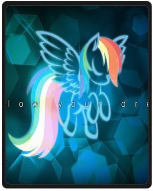 Rainbow dash my little pony Blanket Sheet Throw Bedding Blanket Fleece Throw Blanket Baby Blanket Travel Blanket, 40 x 50-inch FP-0014486