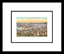 Overview of Bellingham, Washington Photography Framed Art Poster Print, 19x17