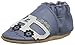 Robeez Baby-Boy's Elephant Eddie Loafer, Little Dump Truck Blue, 6-12 Months M US Infant