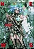 Cyberdelics Compass, Art Poster by Masamune Shirow