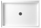 Swanstone SS-3248-010 48-Inch by 32-Inch by 5-1/2-Inch Single Threshold Shower Floor, White Finish