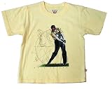 Wes & Willy Short Sleeve Golfer Tee, Maize Yellow