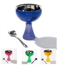 Alessi MMI01S Big Love Ice Cream Bowl and Spoon - Yellow