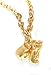 MENS 24k Gold Layered GL 3d Double Boxing Gloves Charm Necklace - 20
