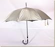 Totes - Adult Black Gold Sparkle Auto Open Stick Umbrella